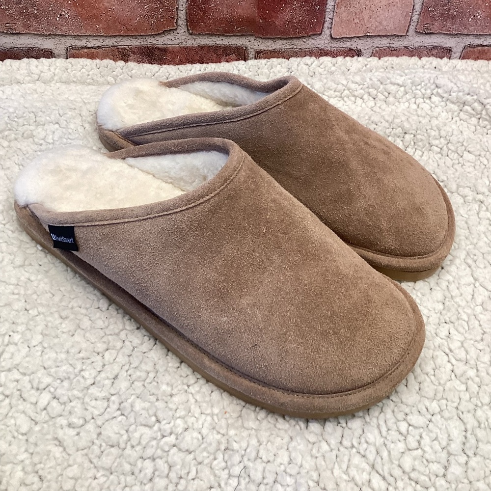 FootSmart Womens slip on clog slippers size 10